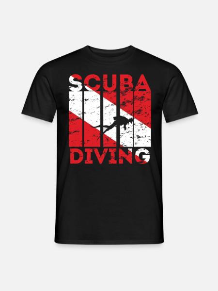 Diving Scuba Diving Equipment Scuba Diving - Men's T-Shirt - black