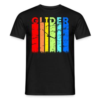 Idée de pilote de planeur de planeur - T-shirt homme - noir - Devant - AI Model Male 178 light (178cm)