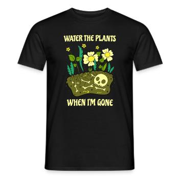 Jardinier, amoureux des plantes, jardinage, plantation - T-shirt homme - noir - Devant - AI Model Male 178 light (178cm)