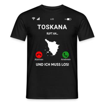 Toskana Italien Toscana Urlaub Venedig - Männer T-Shirt - Schwarz - Vorne - AI Model Male 178 light (178cm)