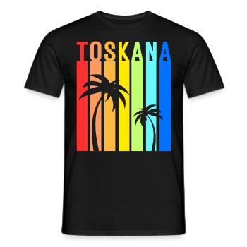 Tuscany Italy Tuscany Holidays Venice - Men's T-Shirt - black - Front - AI Model Male 178 light (178cm)
