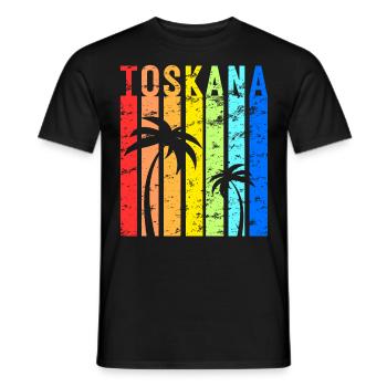 Tuscany Italy Tuscany Holidays Venice - Men's T-Shirt - black - Front - AI Model Male 178 light (178cm)