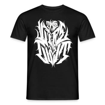 La vie est culte - T-shirt homme - noir - Devant - AI Model Male 178 light (178cm)