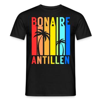 Bonaire Antillen Karibik Insel Urlaub - Männer T-Shirt - Schwarz - Vorne - AI Model Male 178 light (178cm)