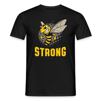 Bees Pun Beekeeper Bee Lover Inspiration - Men's T-Shirt - black - Front - AI Model Male 178 light (178cm)