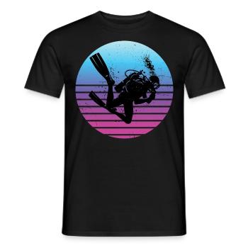 Scuba Tauchen Herren Taucher Scuba Taucher - Männer T-Shirt - Schwarz - Vorne - AI Model Male 178 light (178cm)