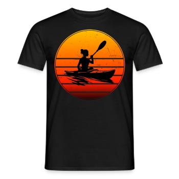 Kayak Kayak Canoë Homme Kayak Kayak Femme - T-shirt homme - noir - Devant - AI Model Male 178 light (178cm)