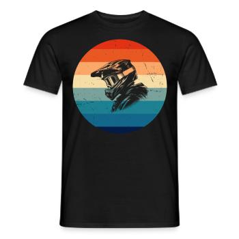 Cyclists Cycling Mountain bikers Cycling - Men's T-Shirt - black - Front - AI Model Male 178 light (178cm)