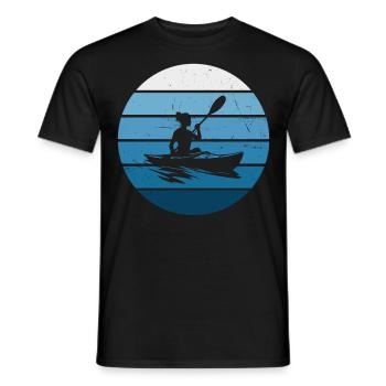 Canoë Kayak Kayak Homme Kayak Femme - T-shirt homme - noir - Devant - AI Model Male 178 light (178cm)