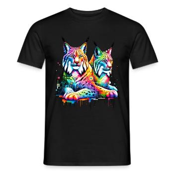 Spectral Sovereigns - Pride Tigers - Männer T-Shirt - Schwarz - Vorne - AI Model Male 178 light (178cm)