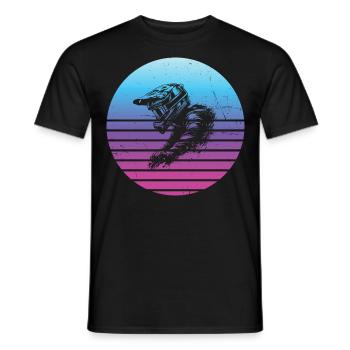 VTT VTT Cycliste Cyclisme Vélo de montagne - T-shirt homme - noir - Devant - AI Model Male 178 light (178cm)
