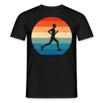 Course Jogging Femme Jogging Course à pied Jogging Course à pied - T-shirt homme - noir - Devant - AI Model Male 178 light (178cm)