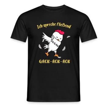Poulets Whisperer Farm Poulet Poulailler Fermier - T-shirt homme - noir - Devant - AI Model Male 178 light (178cm)