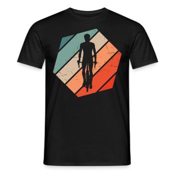 Mtb Radeln Radfahrer Bike Fahrradfahren - Männer T-Shirt - Schwarz - Vorne - AI Model Male 178 light (178cm)