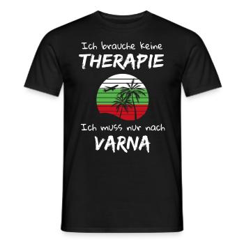 Varna Bulgarien Urlaub - Männer T-Shirt - Schwarz - Vorne - AI Model Male 178 light (178cm)