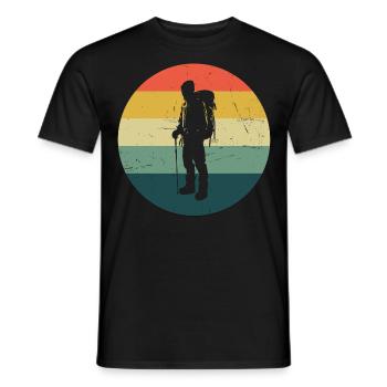 Women's Climbing Bouldering Bouldering Climbers - Men's T-Shirt - black - Front - AI Model Male 178 light (178cm)