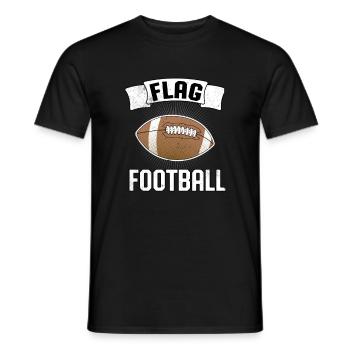 Flag Football Spieler Sport Team - Männer T-Shirt - Schwarz - Vorne - AI Model Male 178 light (178cm)