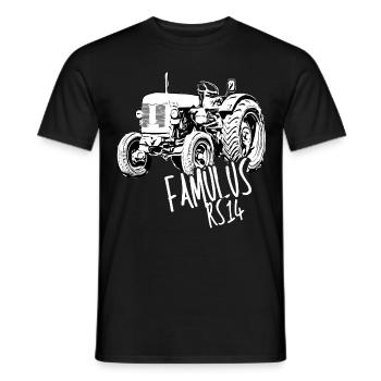 Tractor Famulus RS14 / Farmer / Trekker /Bauer - Men's T-Shirt - black - Front - AI Model Male 178 light (178cm)