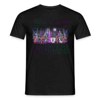EDM Altes Ägypten Lustig Modernisiertes Feiern Ägypten - Männer T-Shirt - Schwarz - Vorne - AI Model Male 178 light (178cm)