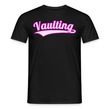 Vaulting Voltigieren Volti Team - Männer T-Shirt - Schwarz - Vorne - AI Model Male 178 light (178cm)