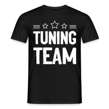 Tuner d’équipe de réglage - T-shirt homme - noir - Devant - AI Model Male 178 light (178cm)