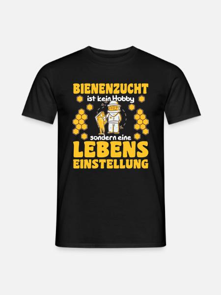 Imker Bienen Design für Imkerinnen und Imker - Männer T-Shirt - Schwarz