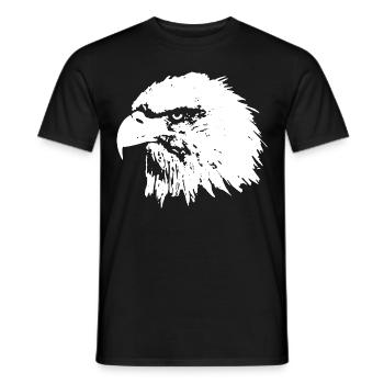 2 Falcon Eagle Falcon Eagle Falcon Airfighter Navy A - T-shirt homme - noir - Devant - AI Model Male 178 light (178cm)
