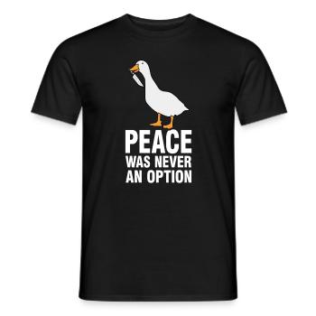 Goose geese meme gift - Men's T-Shirt - black - Front - AI Model Male 178 light (178cm)