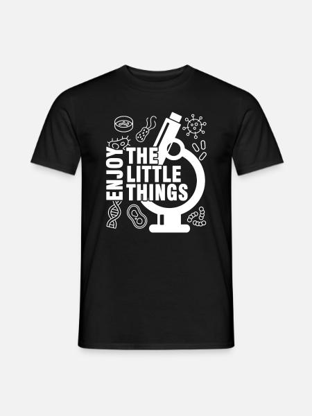 Biologie Biologe Labor Forschung Geschenk - Männer T-Shirt - Schwarz