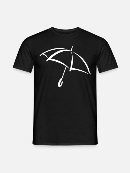 umbrella - Men's T-Shirt - black