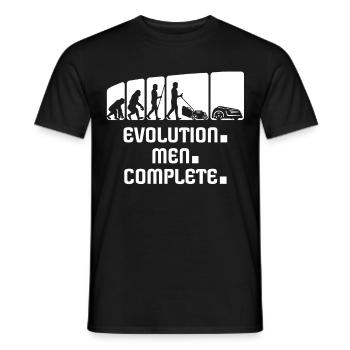 Faucheuse de tondeuse tondeuse Tondeuse Evolutions - T-shirt homme - noir - Devant - AI Model Male 178 light (178cm)