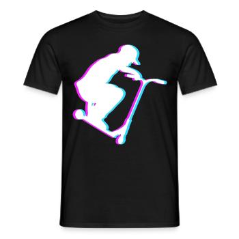 Cools Cascades Scooter Scooter Scooter cadeau - T-shirt homme - noir - Devant - AI Model Male 178 light (178cm)