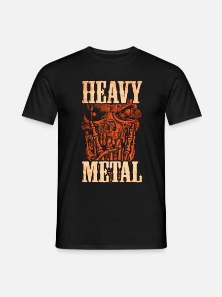 Heavy Metal Musik - Männer T-Shirt - Schwarz