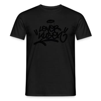 Leverkusen Graffiti Day - Men's T-Shirt - black - Front - AI Model Male 178 light (178cm)