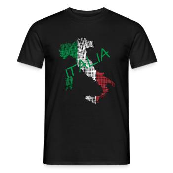 Italia italia - Männer T-Shirt - Schwarz - Vorne - AI Model Male 178 light (178cm)