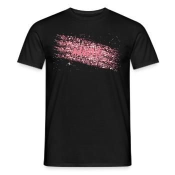 AdonisC Pinky - Männer T-Shirt - Schwarz - Vorne - AI Model Male 178 light (178cm)