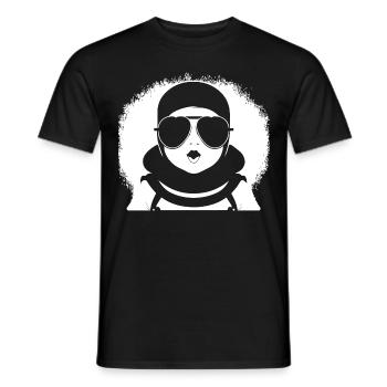 Funny Toddler Wearing Sunglasses Cool Baby - Men's T-Shirt - black - Front - AI Model Male 178 light (178cm)