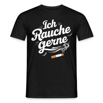 J’aime fumer - T-shirt homme - noir - Devant - AI Model Male 178 light (178cm)