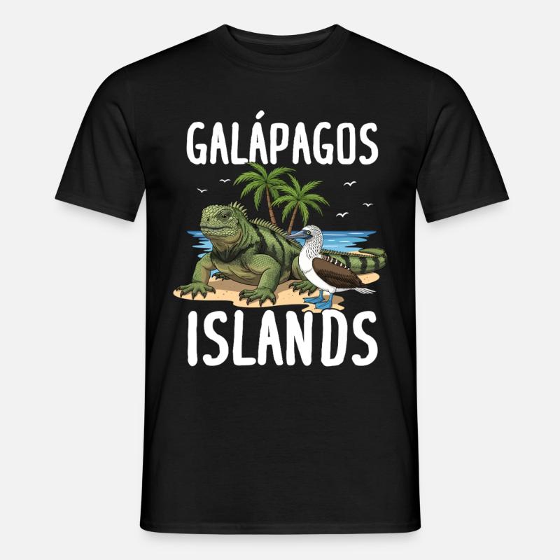 Galapagos Islands - Männer T-Shirt - Schwarz