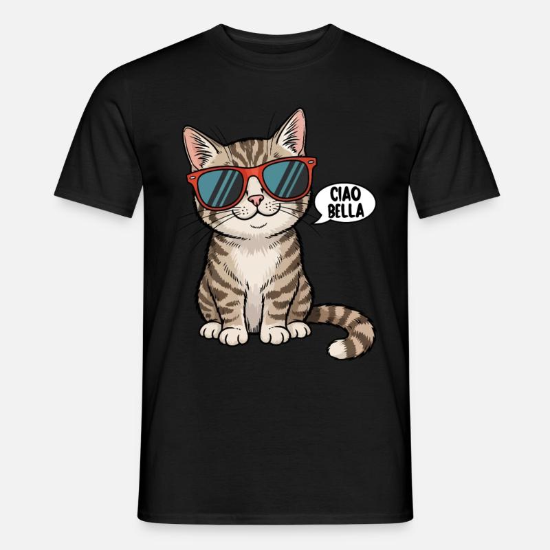 Ciao Bella - Männer T-Shirt - Schwarz