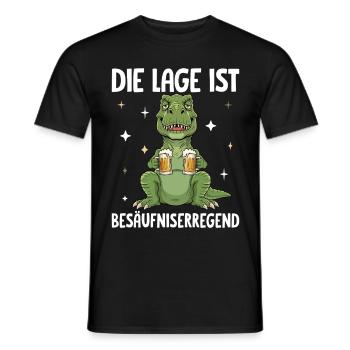 La situation est l’ivresse - T-shirt homme - noir - Devant - AI Model Male 178 light (178cm)