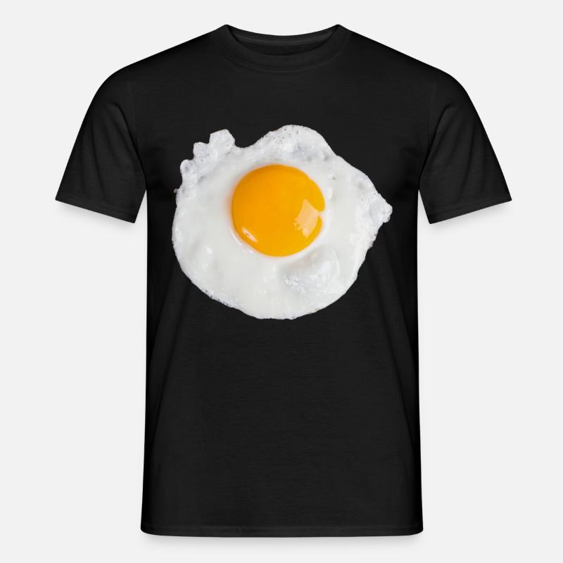 Egg Fried Egg Scrambled Eggs Breakfast Egg for Toast Men’s T-shirt