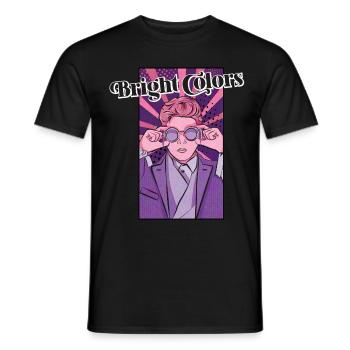 Bright Colors - Men's T-Shirt - black - Front - AI Model Male 178 light (178cm)
