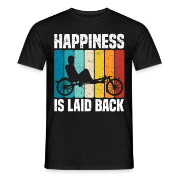 Velomobil | Recumbent Trike Triker Sport Geschenk - Männer T-Shirt - Schwarz - Vorne - AI Model Male 178 light (178cm)