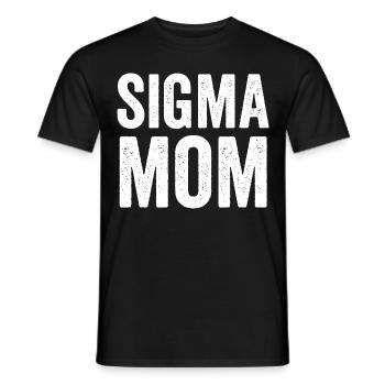 Sigma Mama - Männer T-Shirt - Schwarz - Vorne - AI Model Male 178 light (178cm)