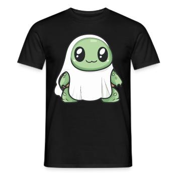 Schildkröte Halloween Lustig Geist - Männer T-Shirt - Schwarz - Vorne - AI Model Male 178 light (178cm)