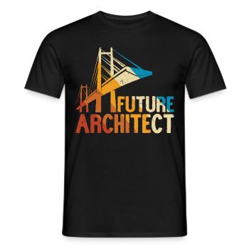 Architect - Men's T-Shirt - black - Front - AI Model Male 178 light (178cm)