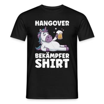Mallorca HANGOVER BEKÄMPFER SHIRT Lustiges - Männer T-Shirt - Schwarz - Vorne - AI Model Male 178 light (178cm)