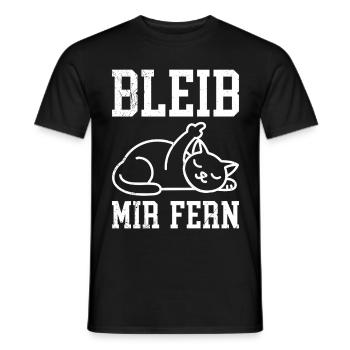 Mallorca BLEIB MIR FERN Anti Flirt Lustiges - Männer T-Shirt - Schwarz - Vorne - AI Model Male 178 light (178cm)