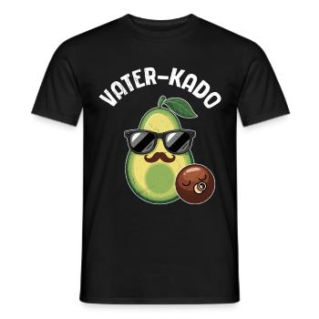 Vaterschaft VATER-KADO Bald Papa Lustiges - Männer T-Shirt - Schwarz - Vorne - AI Model Male 178 light (178cm)
